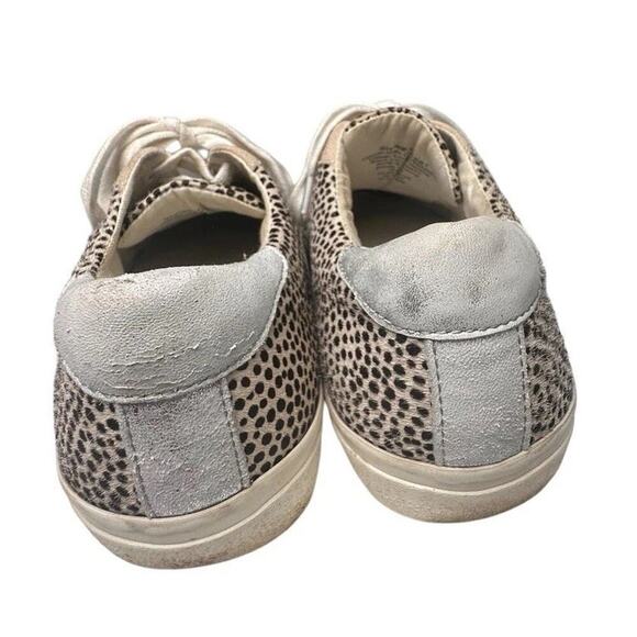 Madewell Sidewalk Spot Dot Calf Hair Low Top Sneakers Sz 7M Sold Out Casual EUC - Picture 4 of 16